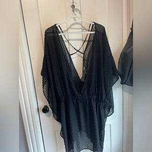 Bathing Suit  Cover up - Black